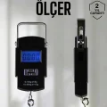  Ağırlık Ölçer 50 Kg El Terazisi El Kantarı Pilli Led Ekran
