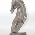 BUĞZ Ahşap At Büstü 40 cm