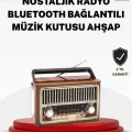  Ahşap Görünümlü Masaüstü Bluetooth Cihaz