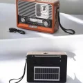 BUĞZ Ahşap Görünümlü Retro Bluetooth Radyo USB,AUX Ve SD Kart Girişli