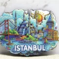 BUĞZ Ahşap İstanbul Temalı Magnet Alk4361