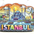 BUĞZ Ahşap İstanbul Temalı Magnet Alk4366