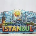 BUĞZ Ahşap İstanbul Temalı Magnet Alk4601