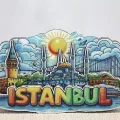 BUĞZ Ahşap İstanbul Temalı Magnet Alk4601