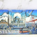 BUĞZ Ahşap İstanbul Temalı Magnet - Model 12