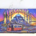 BUĞZ Ahşap İstanbul Temalı Magnet - Model 13