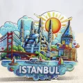 BUĞZ Ahşap İstanbul Temalı Magnet - Model 4