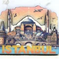 BUĞZ Ahşap İstanbul Temalı Magnet - Model 6