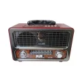 BUĞZ Ahşap retro FM radyo USB SD Bluetooth hoparlör beyaz renk 2 yıl garantili - Elektronik