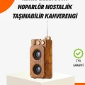 BUĞZ Ahşap Tarzı Kablosuz Hoparlör 5W Güçlü Bass TF USB AUX