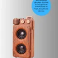 BUĞZ Ahşap Tarzı Kablosuz Hoparlör 5W Güçlü Bass TF USB AUX - Lisinya