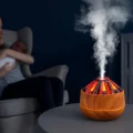 BUĞZ Ahşap Tasarımlı Soğuk Buhar Hava Nemlendirici ve Aroma Difüzörü, 300 ml Kapasiteli, Bej Renk