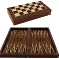  Ahşap Tavla Takımı Büyük Boy