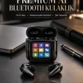BUĞZ AI Destekli Dokunmatik Ekranlı Kablosuz Bluetooth Kulaklık