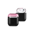 BUĞZ Airpods 2 (2.nesil) 3in1 Kılıf - Siyah-pembe