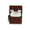 BUĞZ Airpods 2 (2.nesil) Deri Kılıf - Bordo