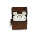 BUĞZ Airpods 2 (2.nesil) Deri Kılıf - Kahverengi