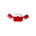 BUĞZ Airpods 3 (3.nesil) Basmalı Kılıf - Kırmızı