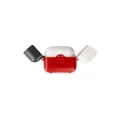 BUĞZ Airpods 3 (3.nesil) Basmalı Kılıf - Kırmızı-siyah-beyaz