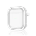 BUĞZ Airpods 4 (4.nesil) Shiny Şeffaf Kılıf - Beyaz