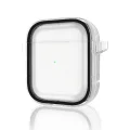 BUĞZ Airpods 4 (4.nesil) Shiny Şeffaf Kılıf - Siyah