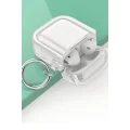 BUĞZ Airpods 4 (4.nesil) Shiny Şeffaf Kılıf - Siyah