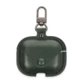BUĞZ Airpods Pro 2 (2.nesil) Çanta Deri Kılıf - Haki Yeşil