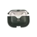 BUĞZ Airpods Pro 2 (2.nesil) Çanta Deri Kılıf - Haki Yeşil