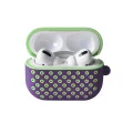 BUĞZ Airpods Pro 2 (2.nesil) Spor Delikli Kılıf - Lila-yeşil