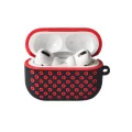 BUĞZ Airpods Pro 2 (2.nesil) Spor Delikli Kılıf - Siyah-kırmızı
