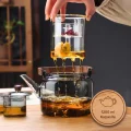 BUĞZ Akasya Saplı Demlik - 1200 ml - Borosilikat Cam
