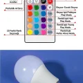BUĞZ Akıllı ampul E27 duy 8,5 watt beyaz ışık uzaktan kumandalı dim özelliği renkli - E27 Duy Tipi