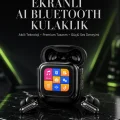 BUĞZ Akıllı Dokunmatik Kontrol AI Özellikli Bluetooth Kulaklık