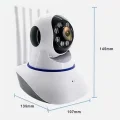  Akıllı Gece Görüşlü Sensörlü Wifi Kamera Telefondan Takip Edilebilir