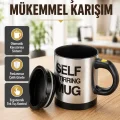 BUĞZ Akıllı Kendi Kendini Karıştıran Termal Kupa – Paslanmaz Çelik
