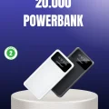  Akıllı LCD Ekranlı 20.000mAh Powerbank PD + USB + Type-C