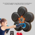 BUĞZ Akıllı Müzikli Boks Makinesi Bluetooth Bağlantılı Işıklı Hedefli Fitness Aleti