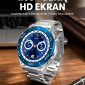 BUĞZ Akıllı Saat 1.62 İnç Ultimate Nabız Sensörlü Sesli Görüşme Yapabilen Yeni Nesil