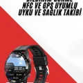 BUĞZ Akıllı Saat 3 Kordon Akıllı Saat Android ve İOS Uyumlu Uzun Ömürlü Titreşimli