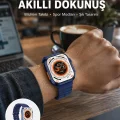 BUĞZ Akıllı Saat 360 mAh Çoklu Spor Modlu Lacivert Siyah Kordon Yeni Nesil