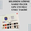 BUĞZ Akıllı Saat 7 Kordonlu Kulaklık Hediyeli Nabız Ölçer Uyku Takibi Sesli Görüşme - BUĞZ