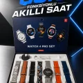 BUĞZ Akıllı Saat 7 Kordonlu Yeni Nesil Arama Cevaplayan Çok Fonksiyonlu