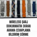  Akıllı Saat 7 Kordonlu Yeni Nesil Arama Cevaplayan Çok Fonksiyonlu