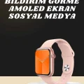 BUĞZ Akıllı Saat Alarm ve Titreşim Uyku ve Sağlık Takibi GPS Uyumlu Nabız Ölçer Sesli Görüşme