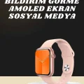 BUĞZ Akıllı Saat Alarm ve Titreşim Uyku ve Sağlık Takibi GPS Uyumlu Nabız Ölçer Sesli Görüşme