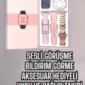 BUĞZ Akıllı Saat Amoled Ekran 3 Kordonlu Aksesuar Hediyeli Sesli Görüşme