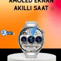 BUĞZ Akıllı Saat AMOLED Ekran Bluetooth Aramalı – Nabız, Uyku ve Spor Takipli