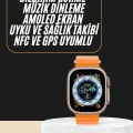  Akıllı Saat Amoled Ekran Bluetooth Bağlantılı Özel Tasarım Unısex