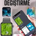  Akıllı Saat Amoled Ekran Yeni Nesil Bluetooth Bağlantılı