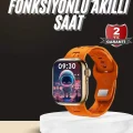  Akıllı Saat Android ve İOS Uyumlu Plastik Kordon Yeni Nesil